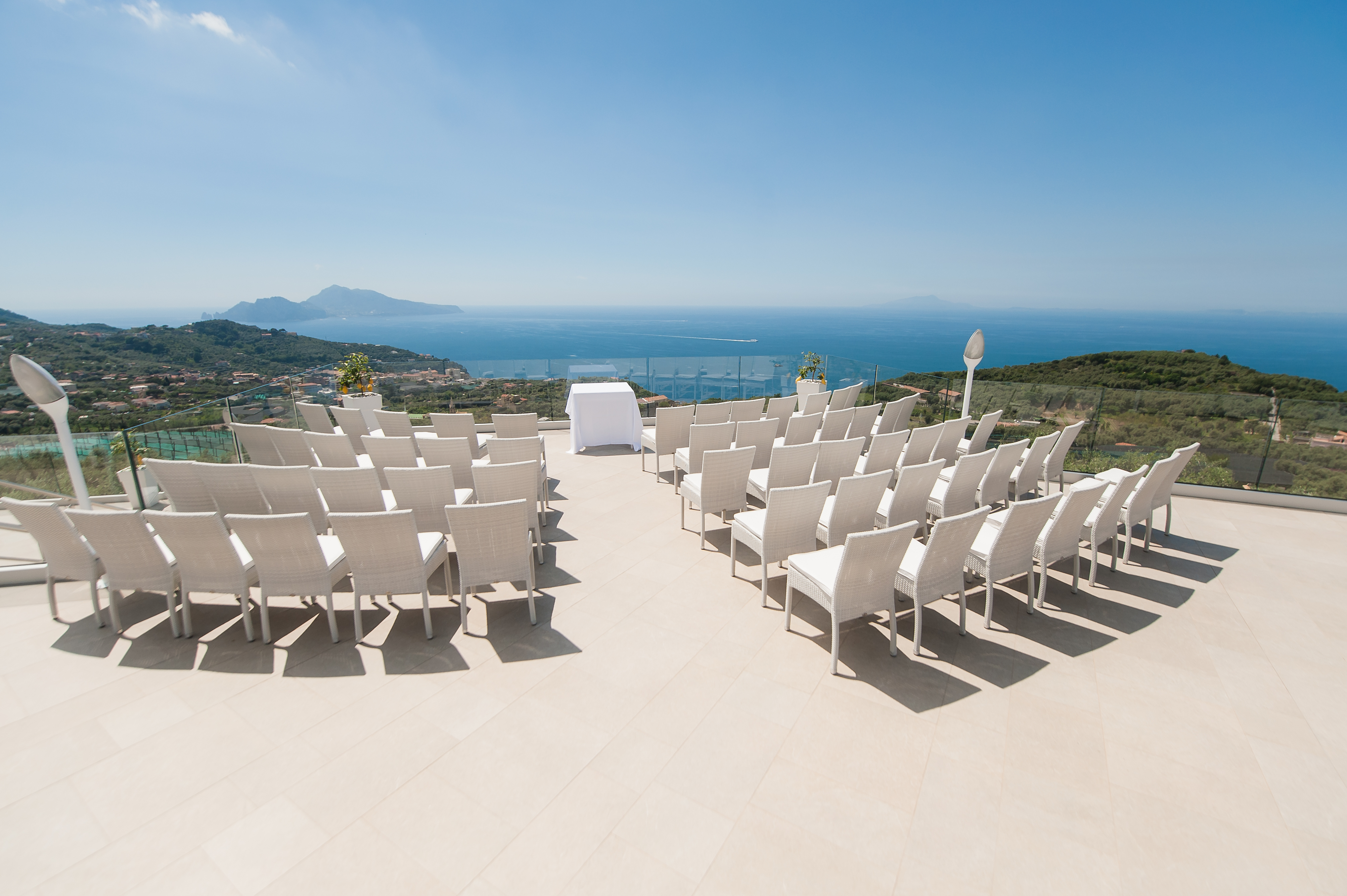 Wedding Civil Ceremony overlooking the sea Amalfi Coast