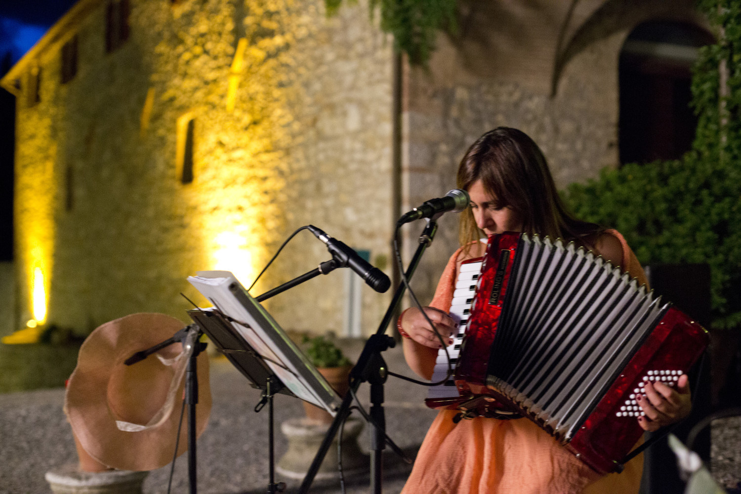 Rustic italian dinner, destination wedding in Tuscany