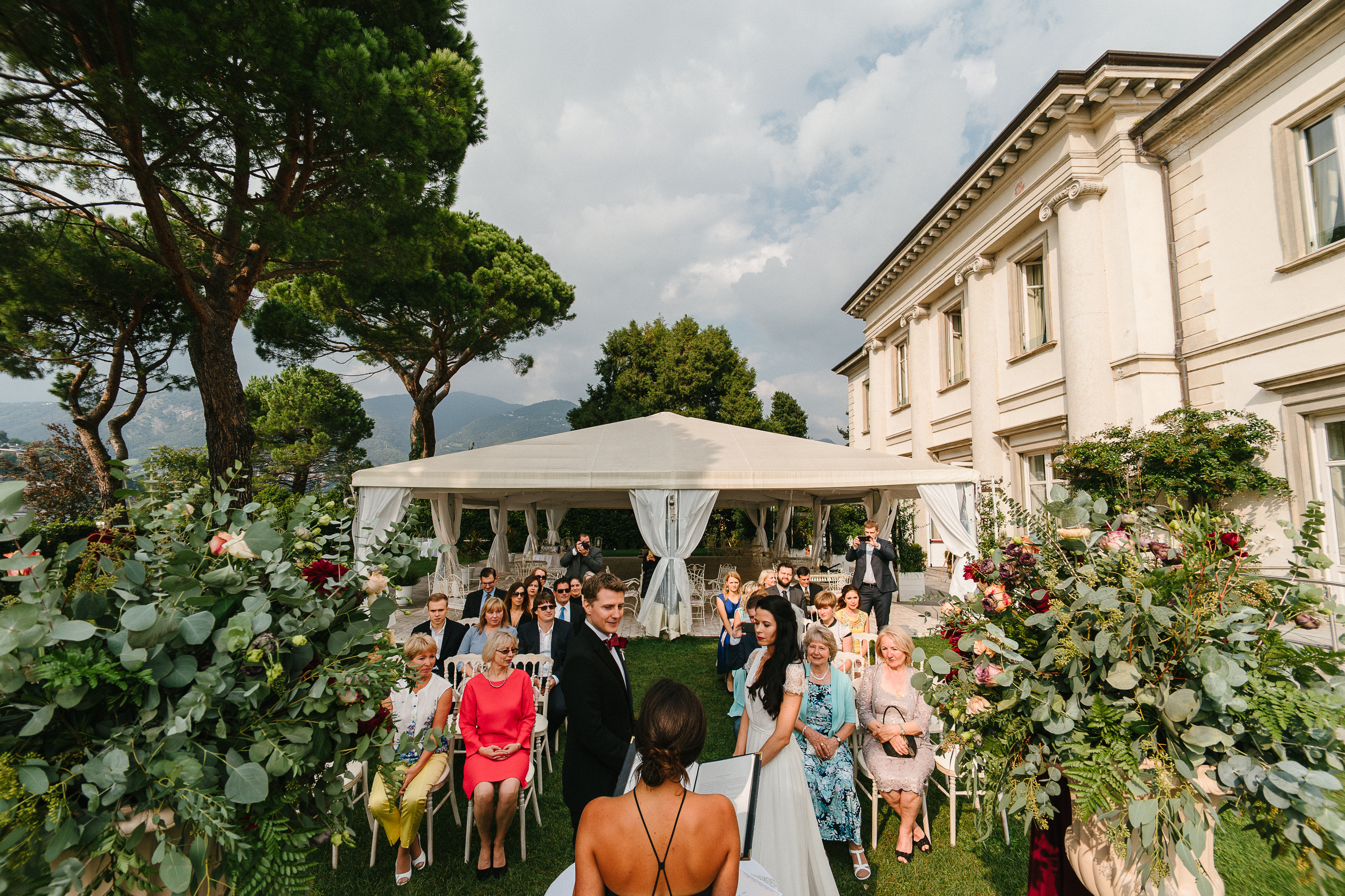 Ceremony in Lake Como by Italian Wedding Designer