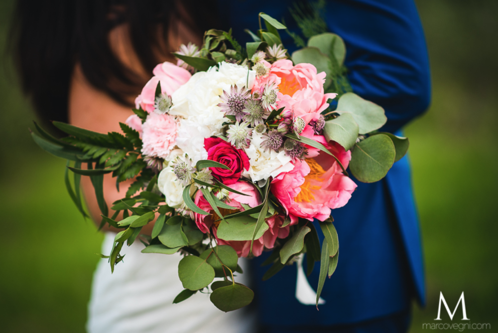 Coral Charme, italian wedding bouquet from Italian Wedding Designer