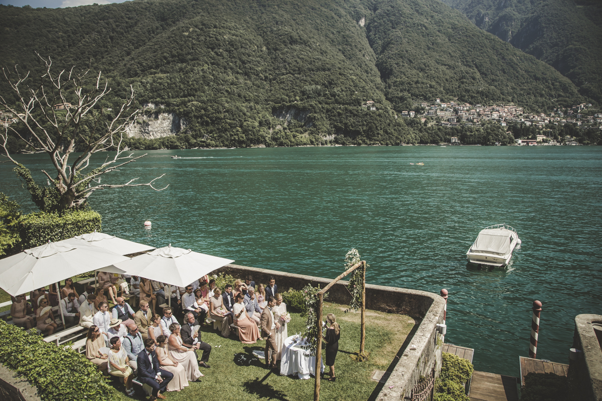 Ceremony Setting at Villa Regina Teodolinda Symbolic Ceremony at Villa Regina Teodolinda A destination wedding in Lake Como