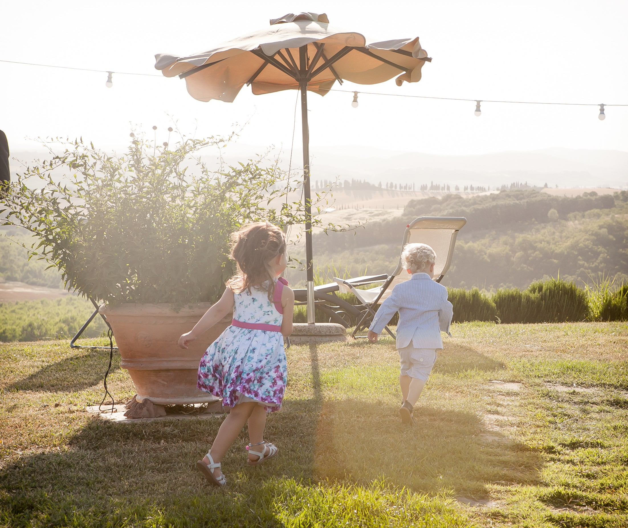 Children, destination wedding in Italy