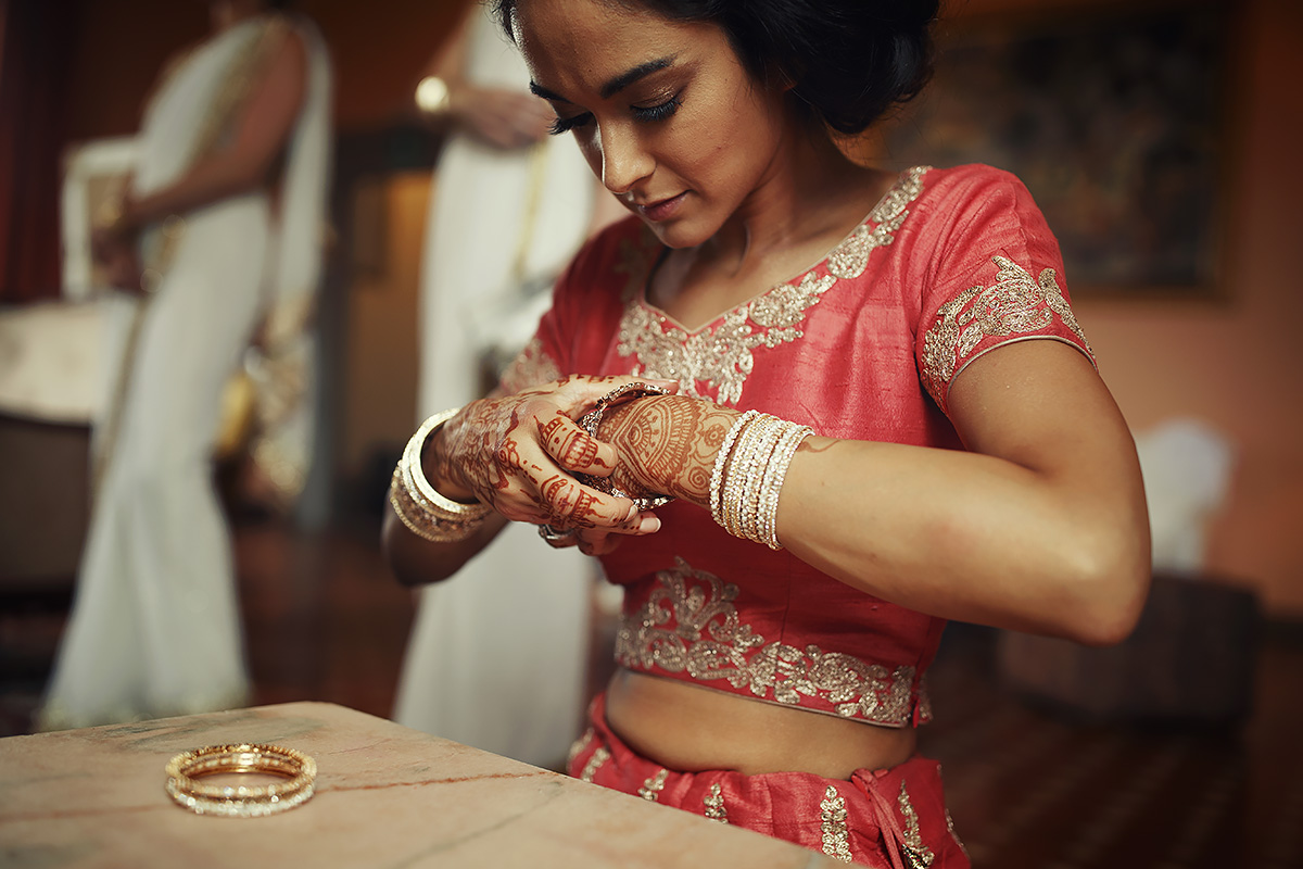 Indian Bride - Mehndi - Italian Wedding Designer