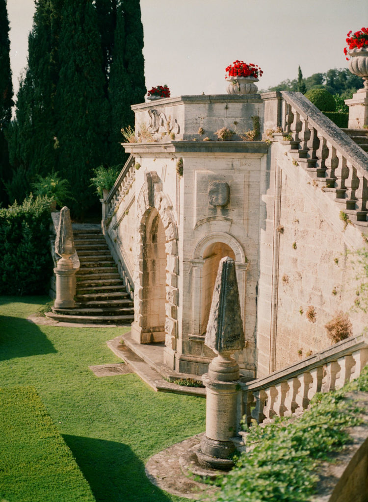 Stairs - Wedding at Villa La Foce - Italian Wedding Designer