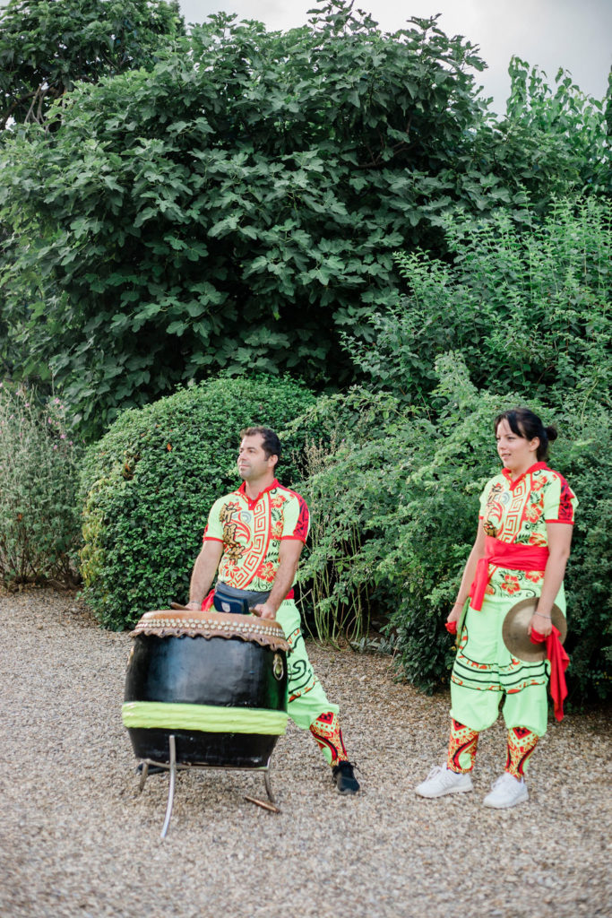 Drummers Lion Dancer - Chinese Tea Ceremony in Italy- Italian Wedding Designer