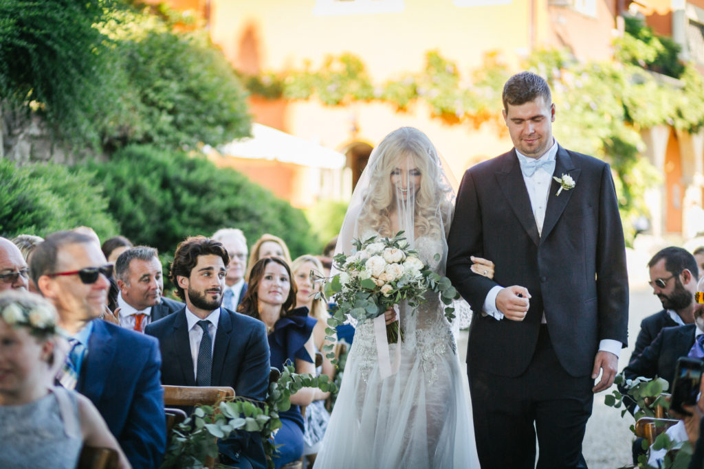 Bride entrance - Wedding at Villa Le Fontanelle - Italian Wedding Designer