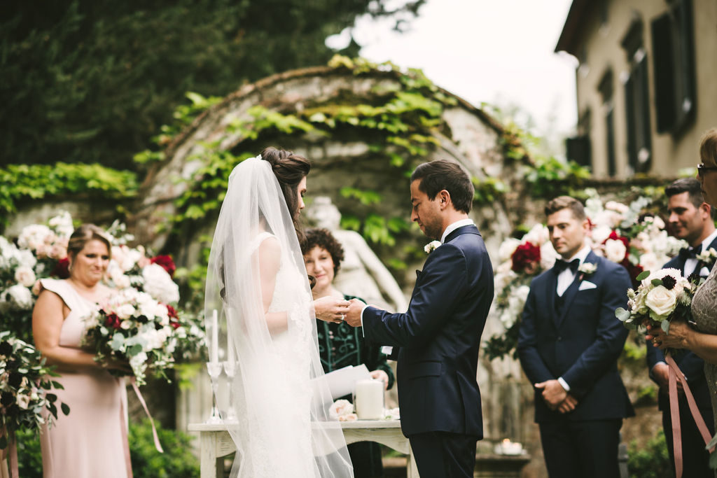 Outdoor Ceremony - Wedding at Villa La Selva - Italian Wedding Designer