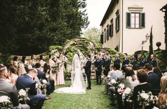 Ceremony setting - Wedding at Villa La Selva - Italian Wedding Designer