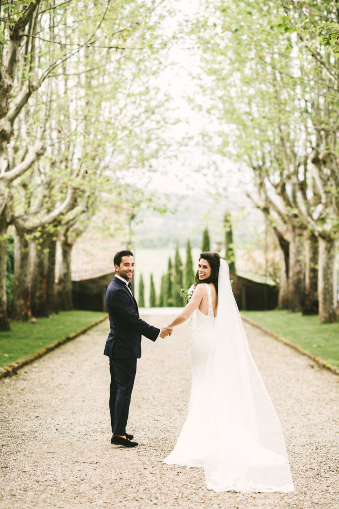 Bride & Groom portrait - Wedding at Villa La Selva - Italian Wedding Designer