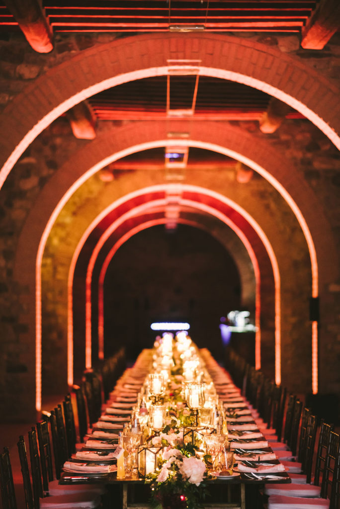 Dinner area - Wedding at Villa La Selva - Italian Wedding Designer