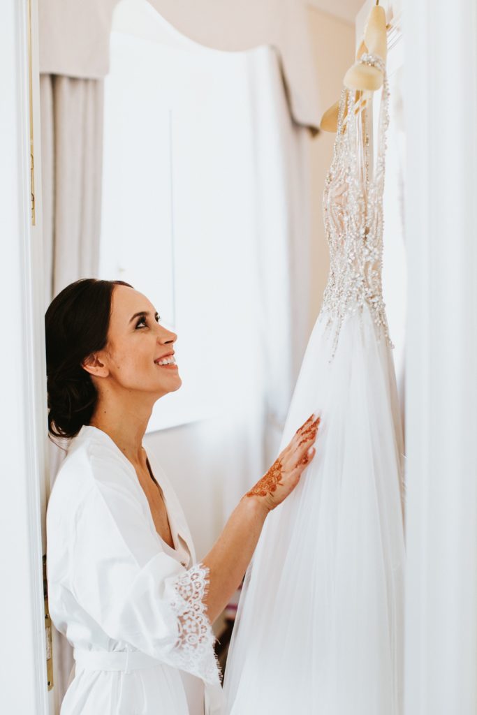 Bride getting Ready - Hotel Caruso Wedding - Italian Wedding Designer