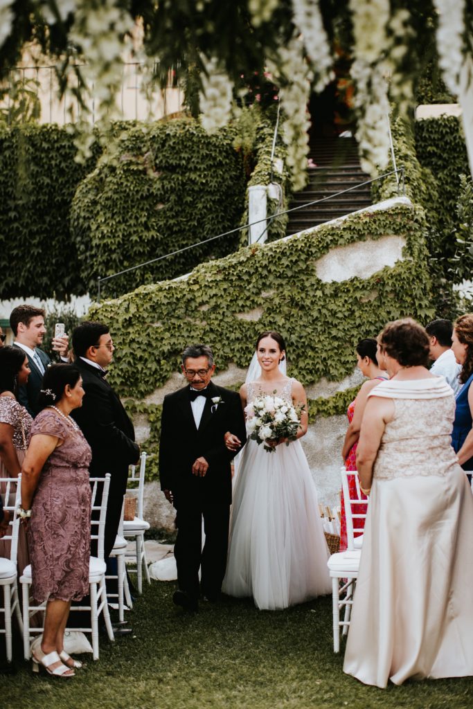 Ceremony entrance - Hotel Caruso Wedding - Italian Wedding Designer