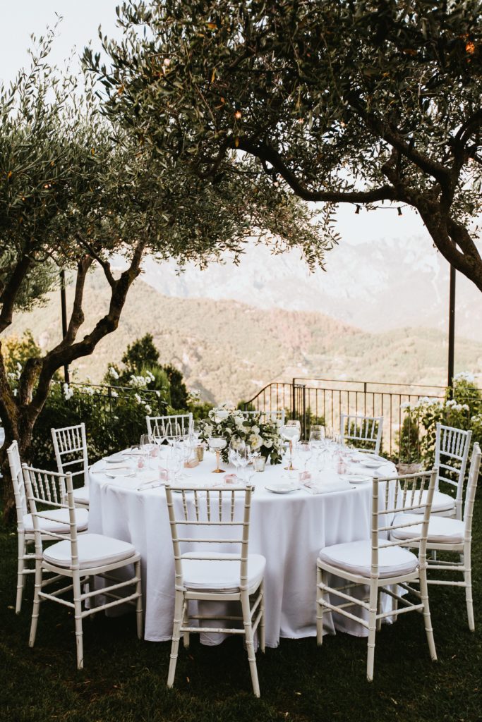 Table setting -Hotel Caruso Wedding - Italian Wedding Designer