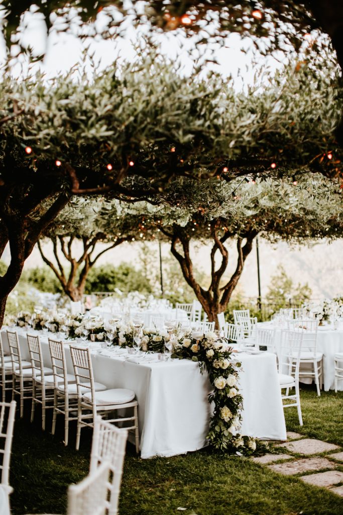 Top Table- Hotel Caruso Wedding - Italian Wedding Designer