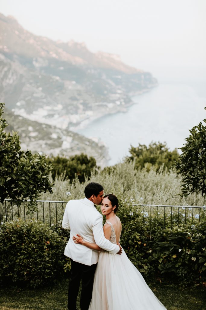 Couple Portrait - Hotel Caruso Wedding - Italian Wedding Designer
