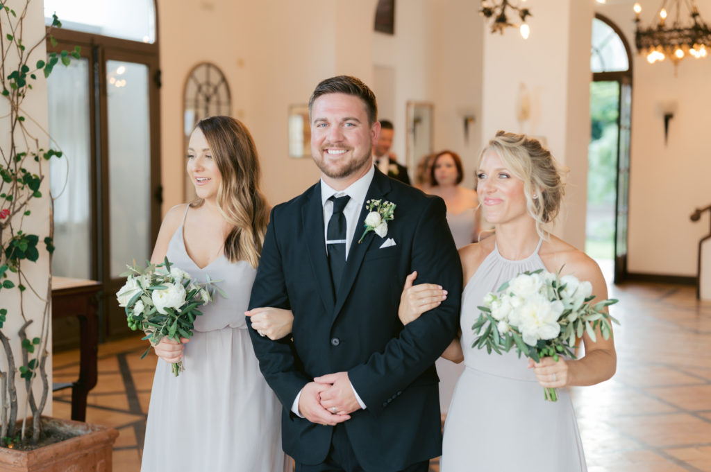 Bridersmaids and best man entrance - Destination Wedding in Ravello - Italian Wedding Designer