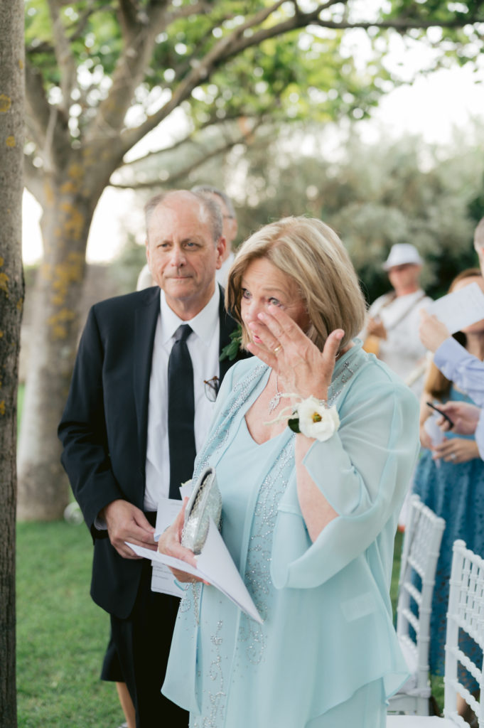 Parents during ceremony - Destination Wedding in Ravello - Italian Wedding Designer