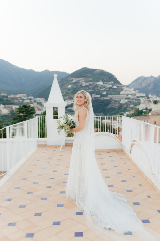 Bride in Ravello - Destination Wedding in Ravello - Italian Wedding Designer