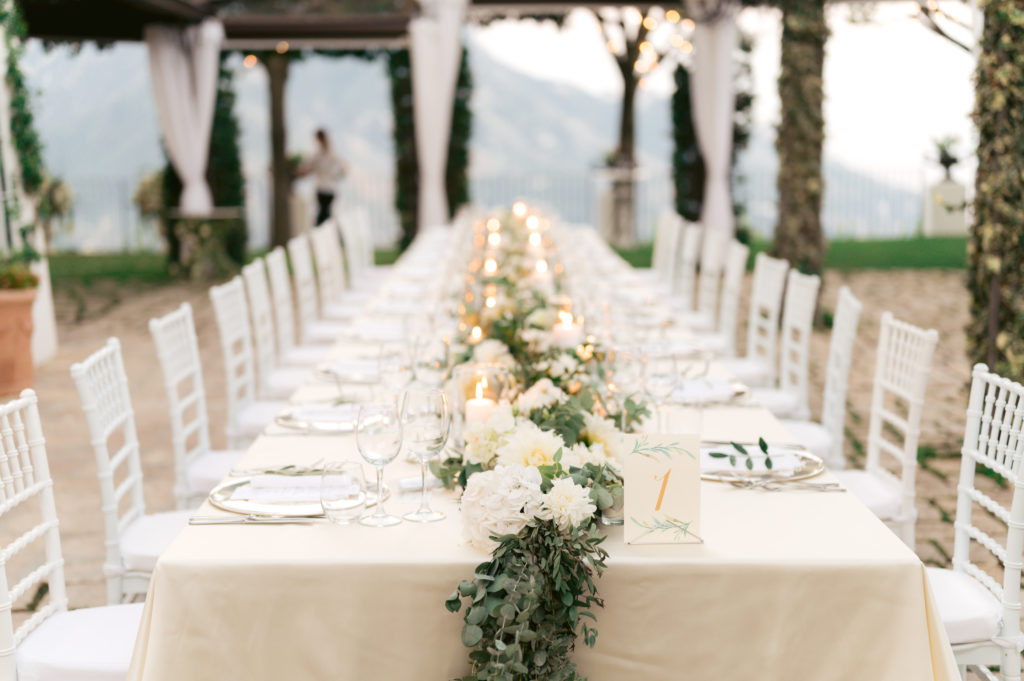 Villa Eva dinner - Destination Wedding in Ravello - Italian Wedding Designer