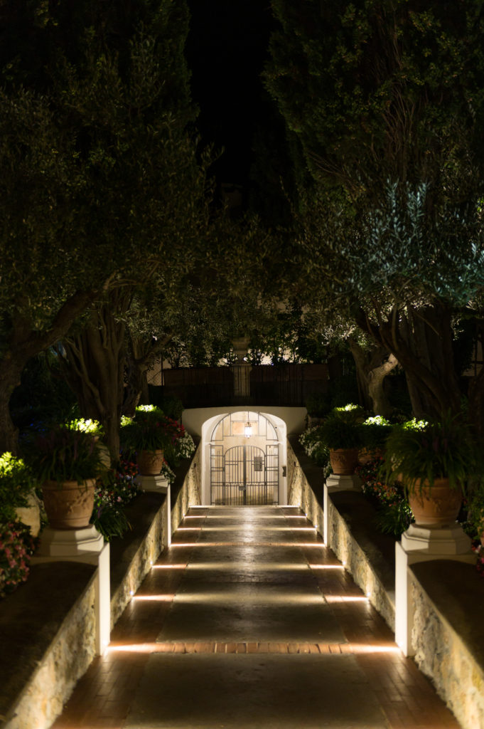 Villa Eva entrance at night - Destination Wedding in Ravello - Italian Wedding Designer
