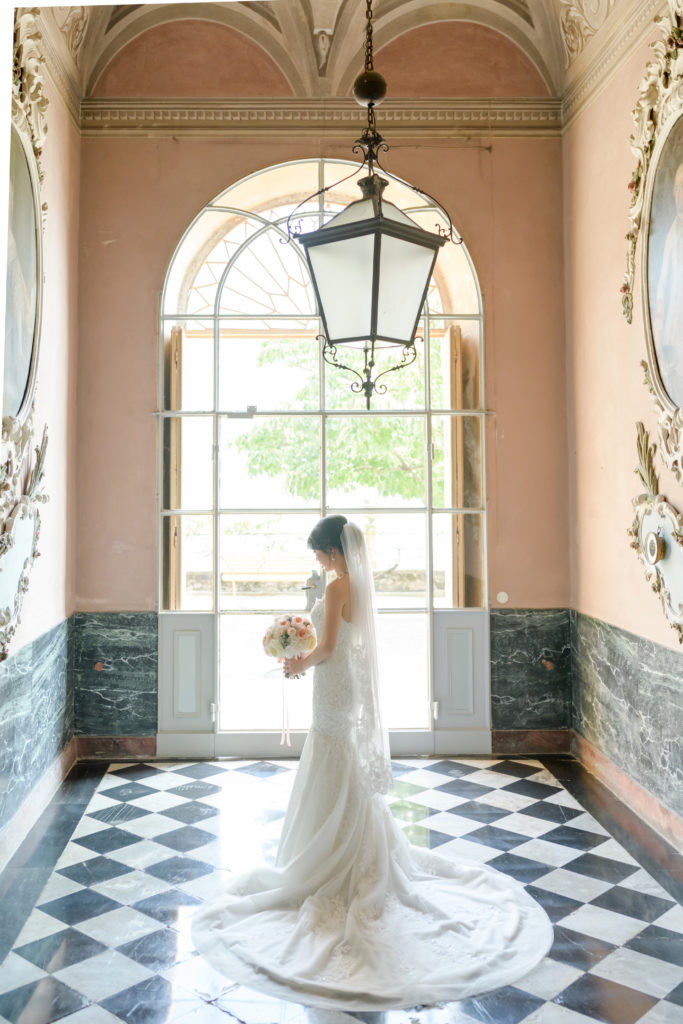 Bride Portrait- Stunning wedding at Villa Pizzo - Italian Wedding Designer