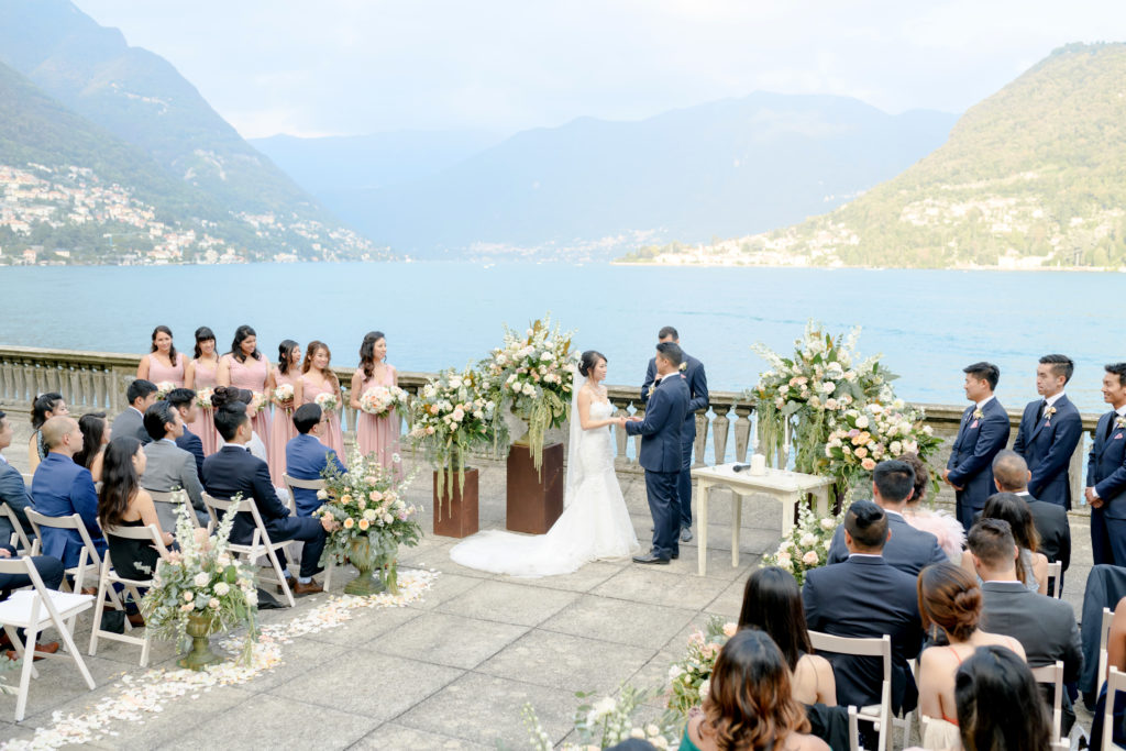 Villa Pizzo waterfront ceremony Stunning wedding at Villa Pizzo - Italian Wedding Designer