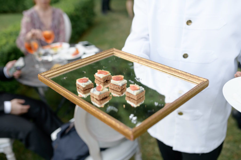 Canapè by AFM catering Stunning wedding at Villa Pizzo - Italian Wedding Designer