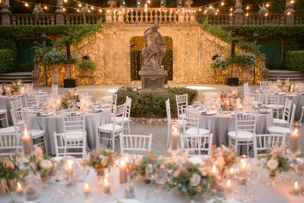 Dinner set up at Villa Pizzo Stunning wedding at Villa Pizzo - Italian Wedding Designer