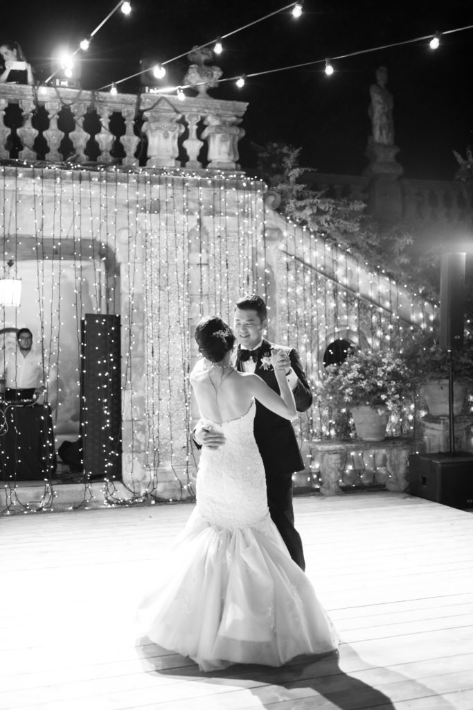 First dance at Villa Pizzo Stunning wedding at Villa Pizzo - Italian Wedding Designer