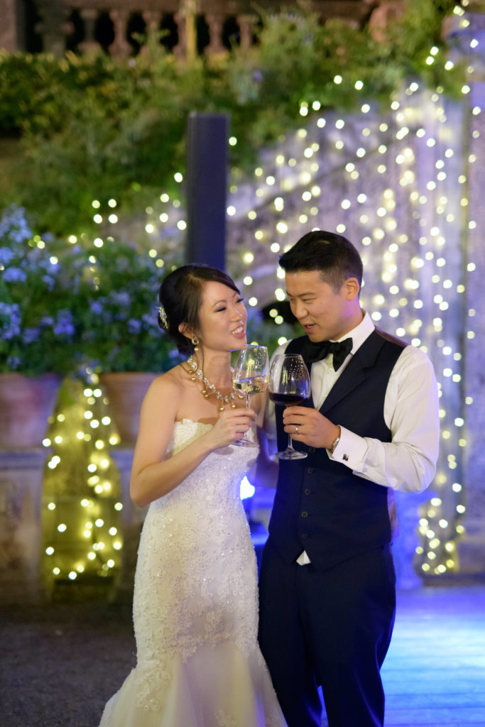 couple speech Stunning wedding at Villa Pizzo - Italian Wedding Designer