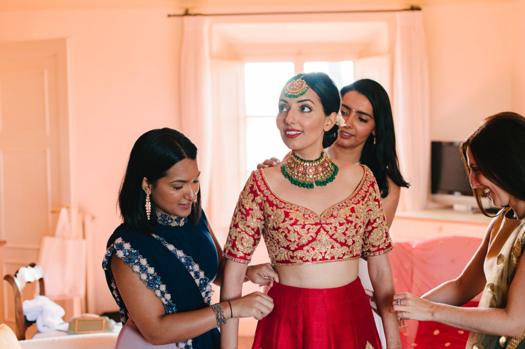 Sikh Bride Portrait - Indian Wedding in Tuscany - Italian Wedding Designer
