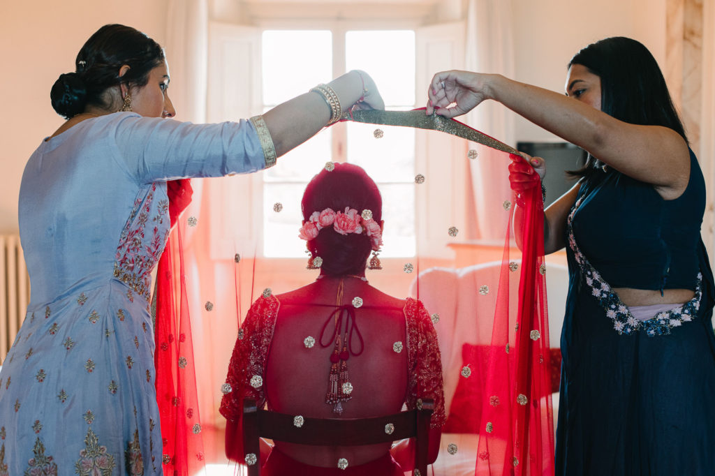 Indian Veil - Indian Wedding in Tuscany - Italian Wedding Designer