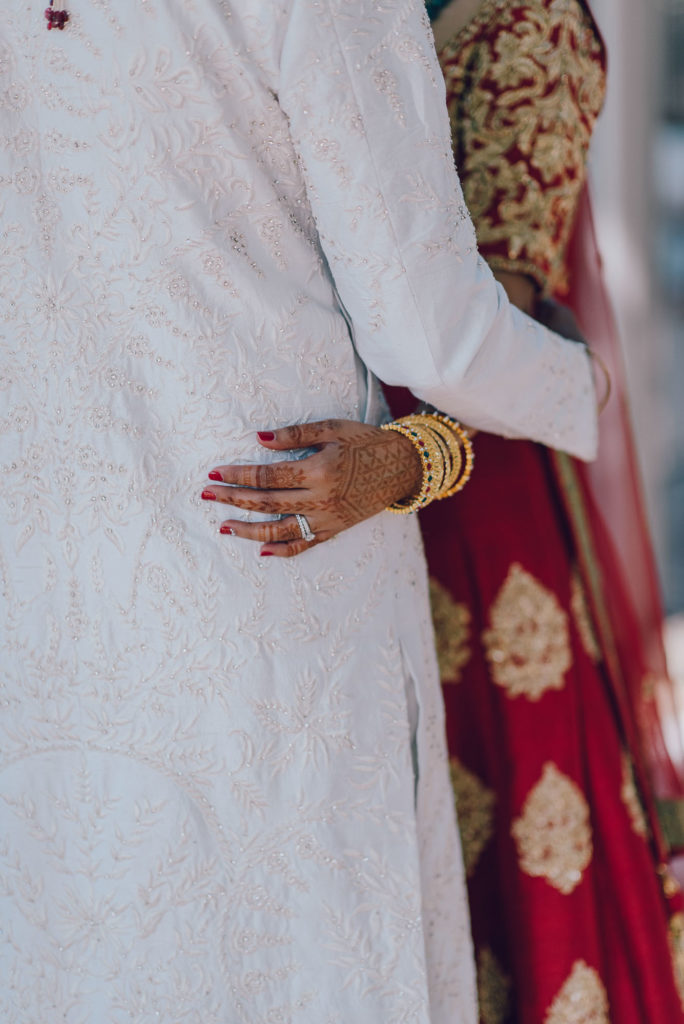 Sikh Bride and Groom Dresses Sikh ceremony Priest in Italy by Italian Wedding Designer