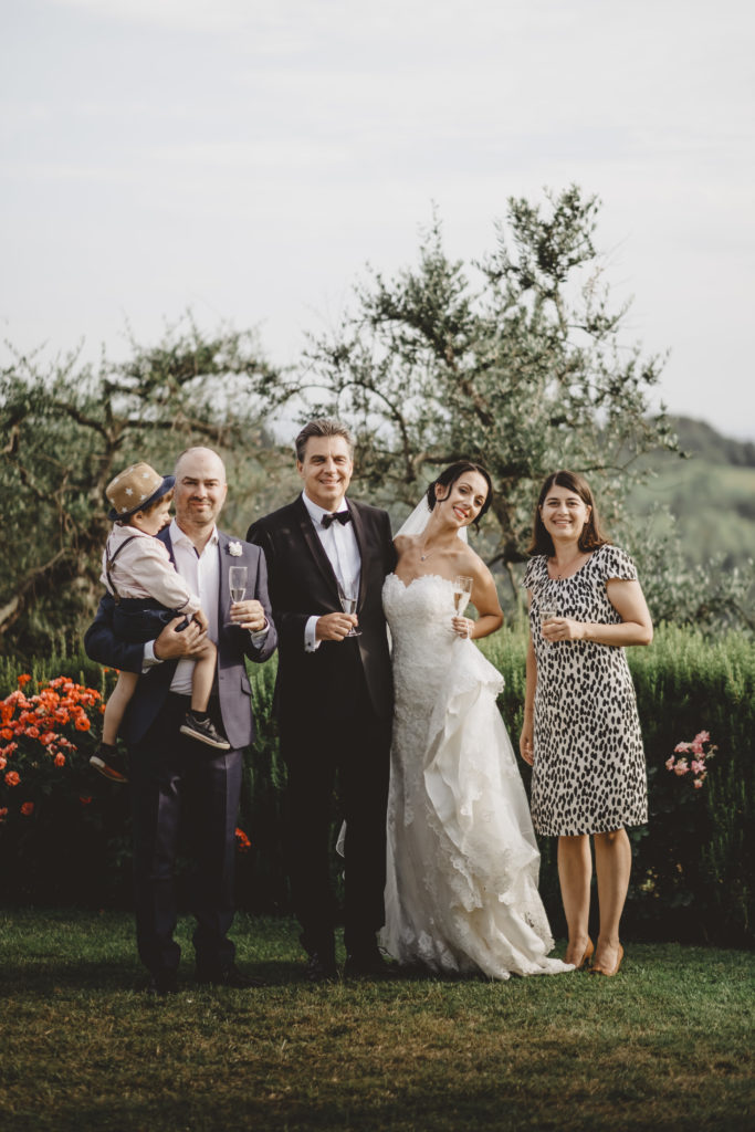 Family portrait - Wedding at Borgo Petrognano - Italian Wedding Designer