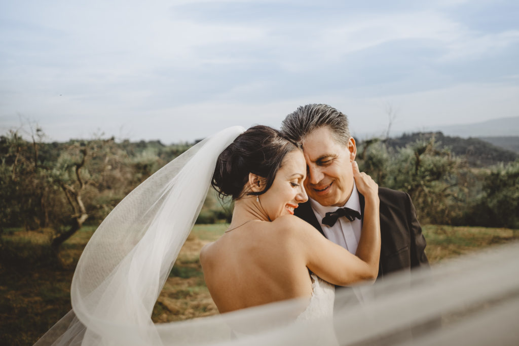 Newlyweds Portrait - Wedding at Borgo Petrognano - Italian Wedding Designer