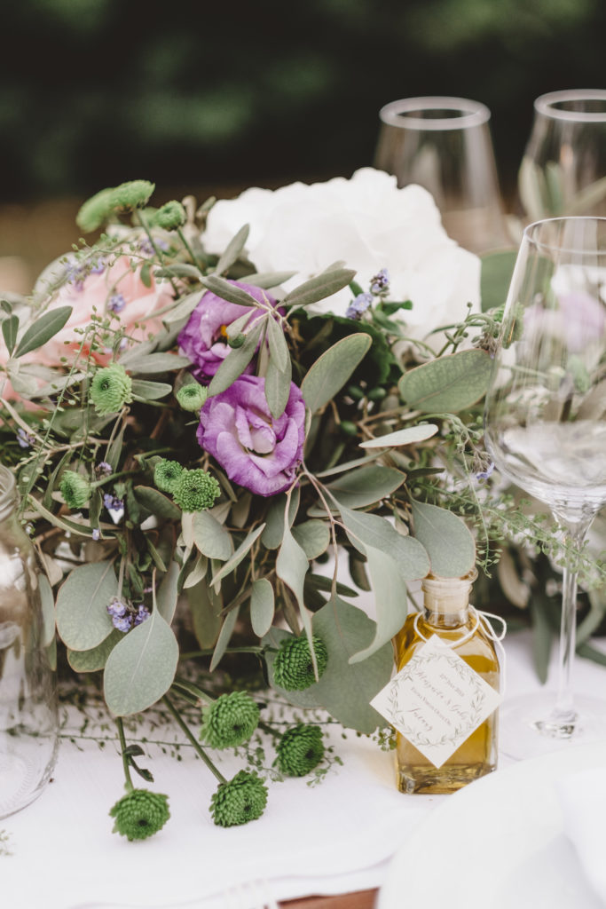 Guests Present Olive Oil Bottle - Wedding at Borgo Petrognano - Italian Wedding Designer