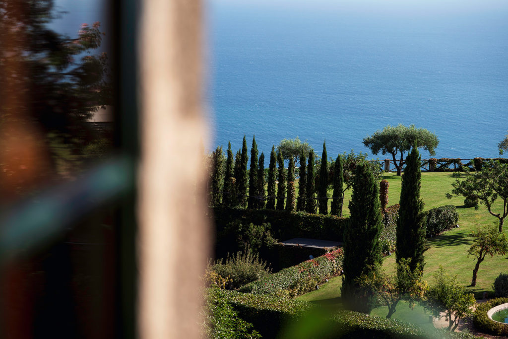 View from Greta Garbo room - Wedding at Villa Cimbrone - Italian Wedding Designer