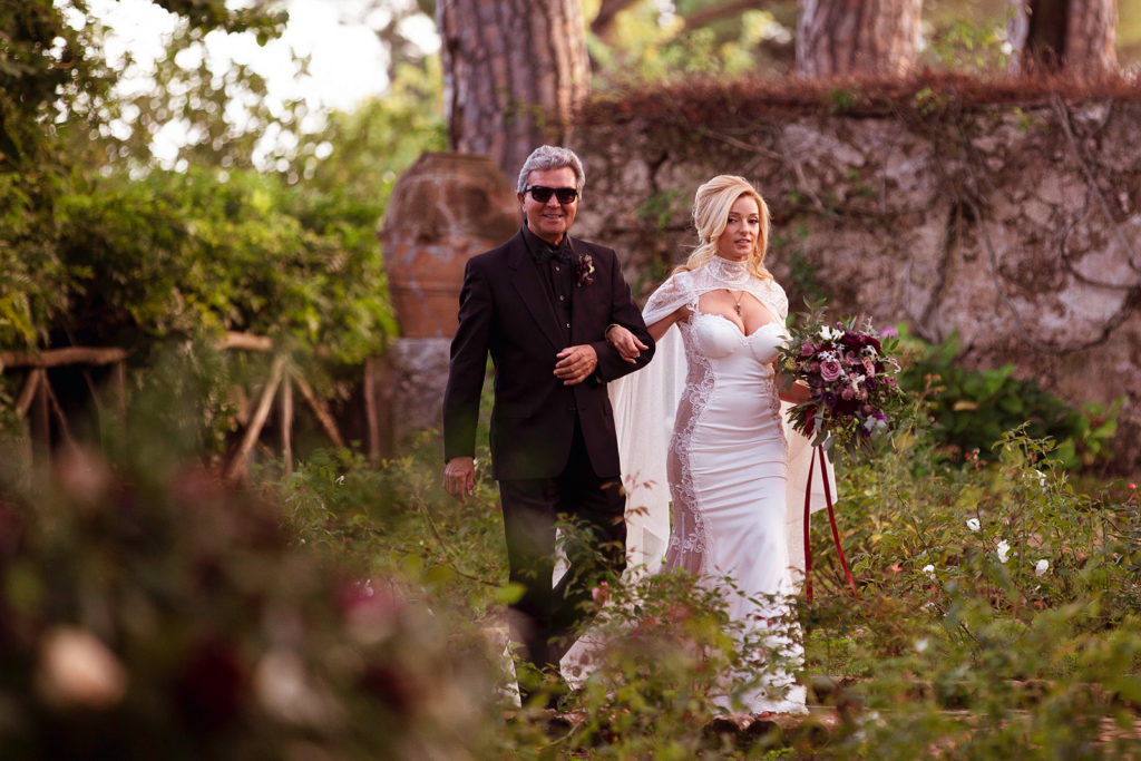 Bride Entrance - Wedding at Villa Cimbrone - Italian Wedding Designer