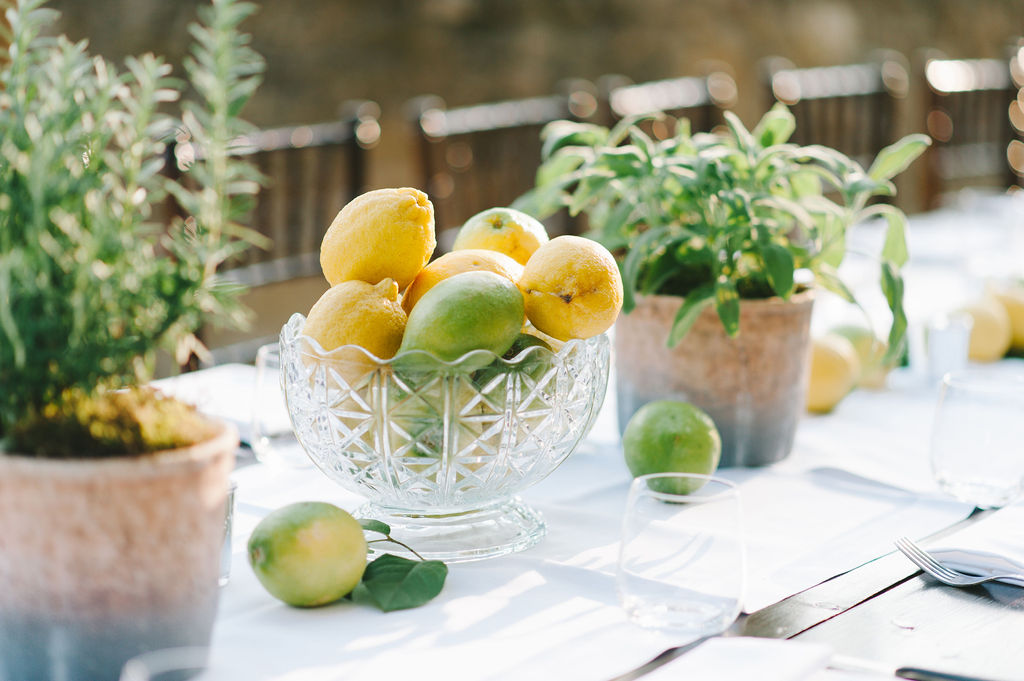 Lemon and Herbs - Wedding at Villa Vignamaggio - Italian Wedding Designer
