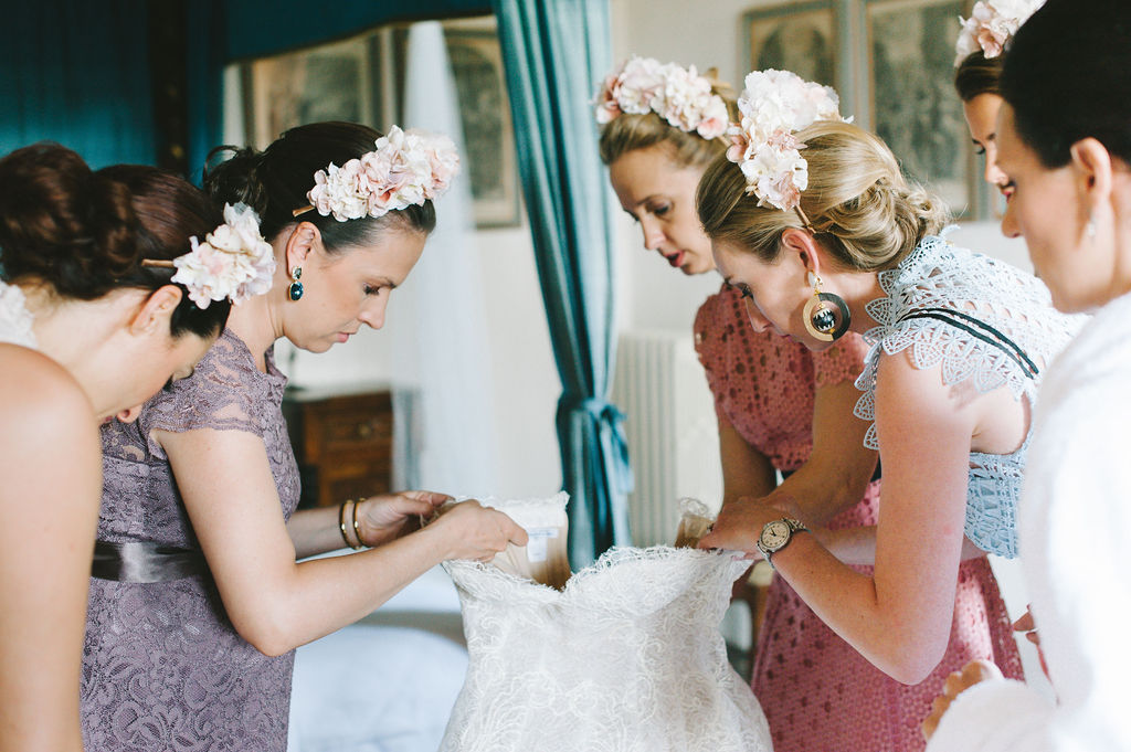 Bridesmaids - Wedding at Villa Vignamaggio - Italian Wedding Designer