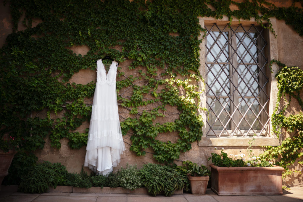 Wedding Dress - Wedding at Castello di Castagneto - Italian Wedding Designer
