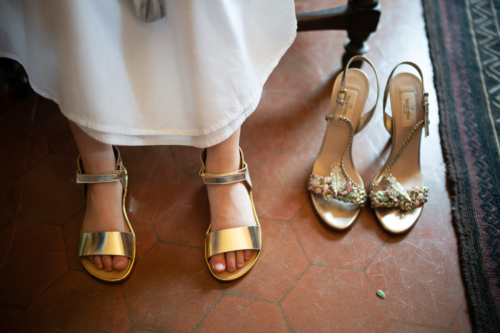Wedding shoes - Wedding at Castello di Castagneto - Italian Wedding Designer