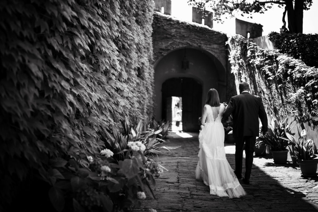 Church entrance - Wedding at Castello di Castagneto - Italian Wedding Designer