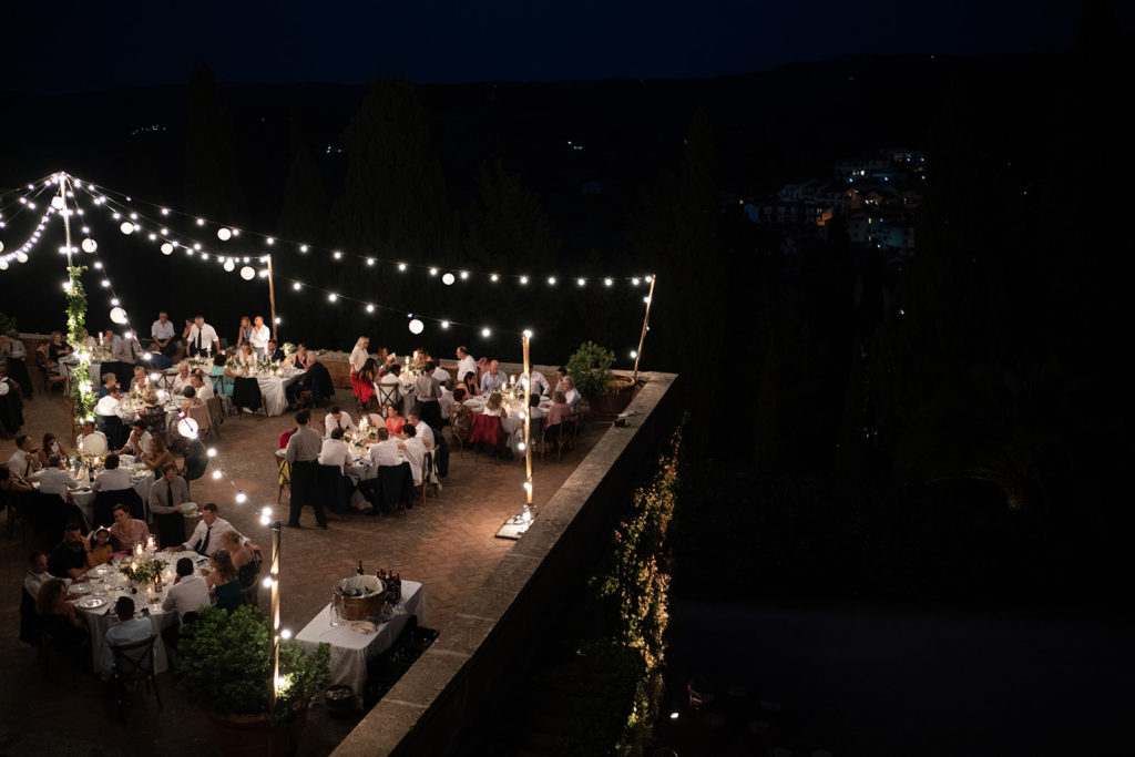 Amazing dinner - Wedding at Castello di Castagneto - Italian Wedding Designer