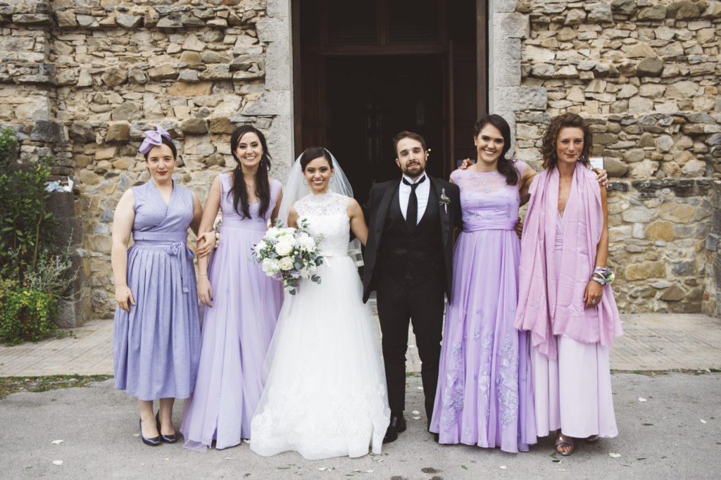 Bridesmaids - Wedding at Castello di Meleto - Italian Wedding Designer