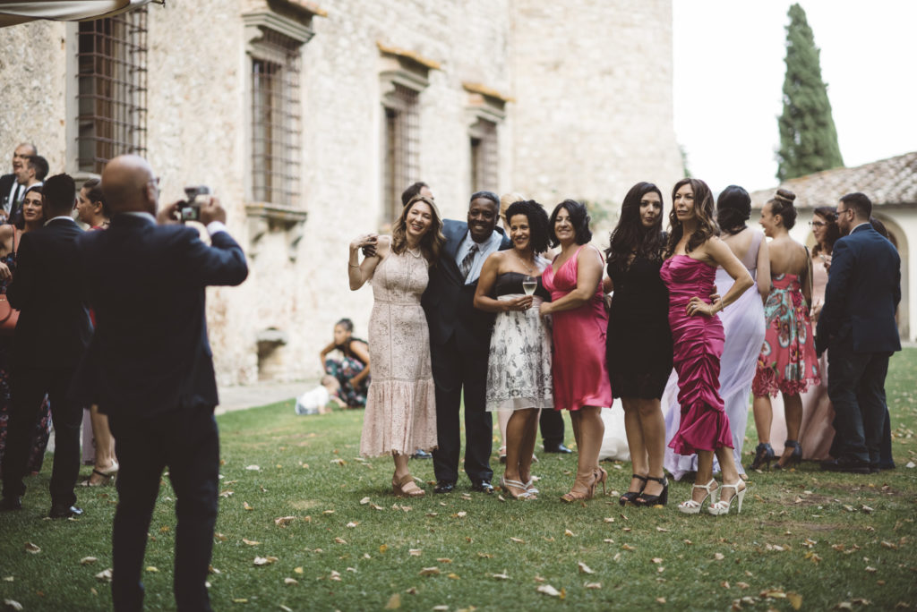 Aperitivo time - Wedding at Castello di Meleto - Italian Wedding Designer