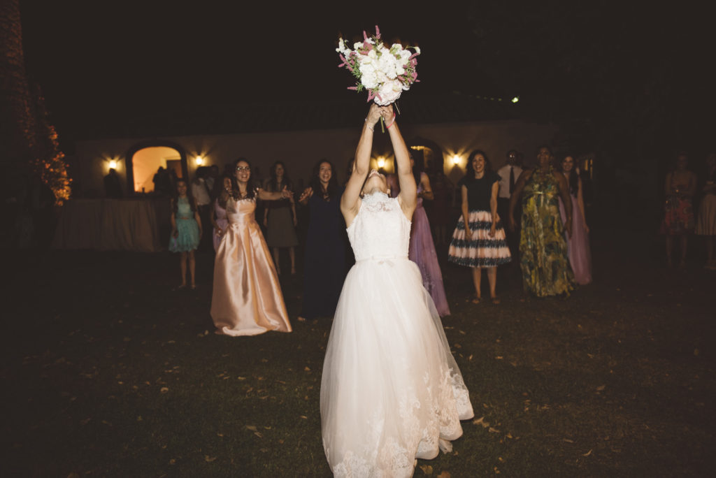 Single ladies bouquet- Wedding at Castello di Meleto - Italian Wedding Designer