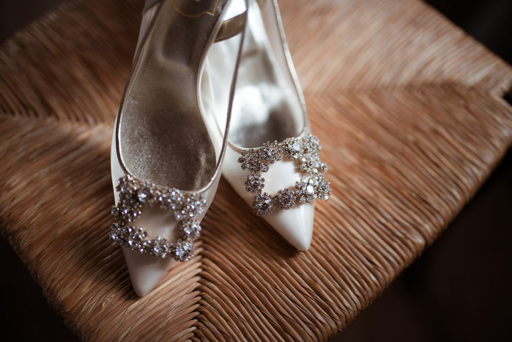 Bridal Shoes - Wedding at Montalto Castle - Italian Wedding Designer