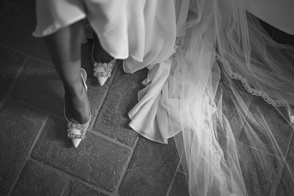 Bridal shoes - Wedding at Montalto Castle - Italian Wedding Designer