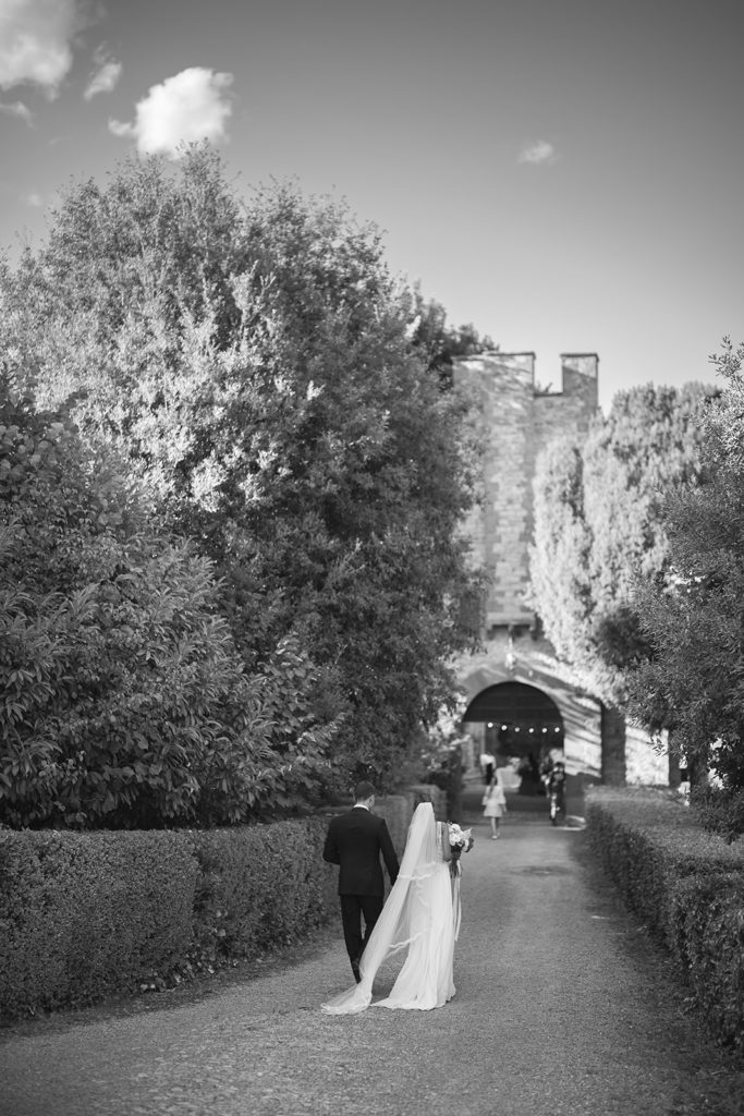 Groom & Bride exit- Wedding at Montalto Castle - Italian Wedding Designer 